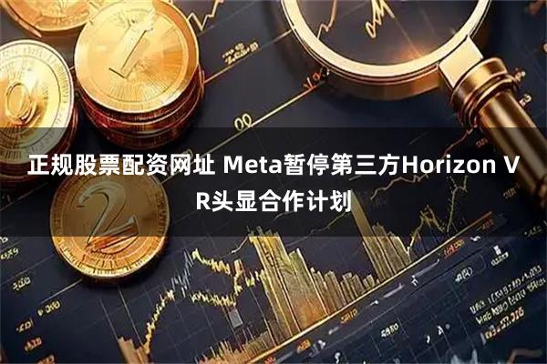正规股票配资网址 Meta暂停第三方Horizon VR头显合作计划