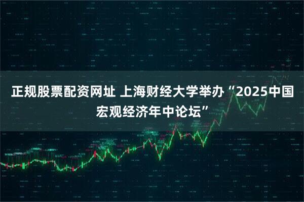 正规股票配资网址 上海财经大学举办“2025中国宏观经济年中论坛”